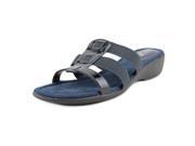 Life Stride Talk Women US 6.5 Blue Slides Sandal