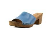 White Mountain Morsel Women US 6 Blue Slides Sandal