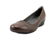 FootSmart Kimberly Women US 6.5 W Brown Wedge Heel