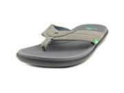 Sanuk Bandito Men US 10 Gray Thong Sandal