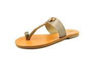 BC Footwear Compact Women US 8 Silver Slides Sandal
