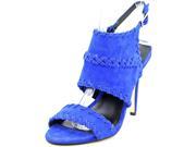 Nicole Miller Percy Women US 7.5 Blue Slingback Heel