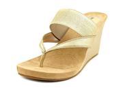 Style Co Carlita Women US 9.5 Gold Wedge Sandal