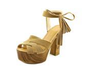 Guess Prenna Women US 8.5 Brown Platform Sandal