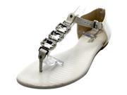 Michael Michael Kors Leslie Women US 9.5 White Thong Sandal