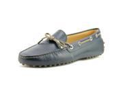 Tod s Cuoio Vn Macro Spilla Strass Women US 9.5 Blue Moccasins