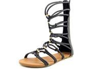 XOXO Gizella Women US 8.5 Black Gladiator Sandal