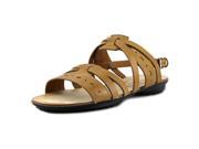 Tod s Zeppa Gomma H 50 RC Forature Women US 6.5 Tan Sandals