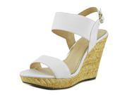 Jessica Simpson Jeisha Women US 10 White Wedge Sandal