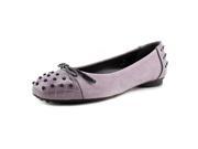 Tod s Dew Ballerina Gommini Women US 6 Purple Loafer