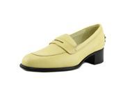 Tod s Mocassino Cuoio T. 35 Donna Women US 4.5 Yellow Apron Loafer