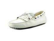 Tod s Frangia Scoobydoo New Gommini 122 Men US 7 White Loafer
