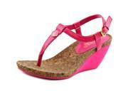 Lauren Ralph Lauren Reeta Women US 5.5 Pink Wedge Sandal