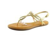 American Rag Keira Women US 5.5 Gold Thong Sandal