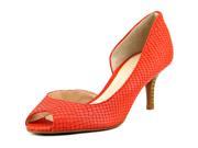 Tahari Jessie Women US 9 Orange Heels