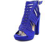 Bar III Nero Women US 7 Blue Sandals