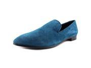 Tod s Mocassino Cuoio QC Pantofola Women US 9.5 Blue Loafer