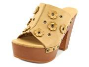 Dolce by Mojo Moxy Janis Studded Clog Women US 7.5 Nude