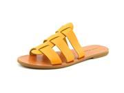 Lucky Brand Aisha Women US 8.5 Orange Slides Sandal