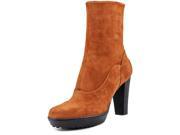 Tod s ASP Tronchetto Zip Women US 6.5 Brown Ankle Boot