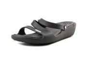 Crocs Patricia Women US 8 Black Slides Sandal