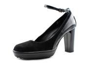 Tod s Asp Decollete Cinturino Women US 10 Black Sandals