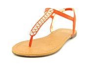 Material Girl Sage Women US 6.5 Orange Slingback Sandal