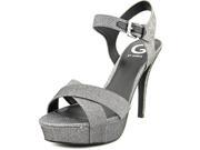 G By Guess Cenikka 2 Women US 8.5 Silver Platform Sandal