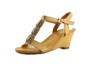 Patrizia By Spring S Nezia Women US 6.5 Tan Wedge Sandal