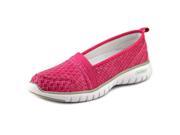 Propet Travellite Slip On Woven Women US 11 Pink Walking Shoe