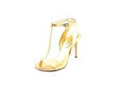 BCBG Max Azria Danya Women US 7 Gold Sandals