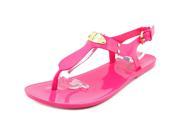 Michael Michael Kors MK Plate Jelly Women US 6 Pink Thong Sandal