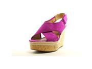 Franco Sarto L Taylor Women US 9.5 Purple Wedge Sandal