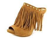 Guess Ara Women US 8.5 Brown Peep Toe Heels