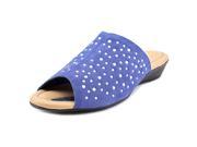 J. Renee Stellen Women US 11 W Blue Slides Sandal