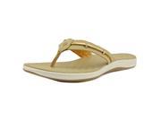 Sperry Top Sider Seabrook Wave Women US 9.5 Tan Thong Sandal