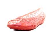 Crocs Isabella Jelly Youth US 6 Pink Peep Toe Flats