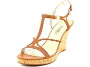 Michael Michael Kors Lilly Women US 10 Tan Wedge Sandal