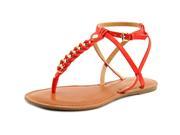 Tommy Hilfiger Lynne Women US 7.5 Red Thong Sandal