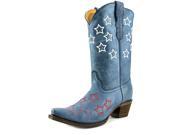 Corral E1153 Youth US 5.5 Blue Western Boot