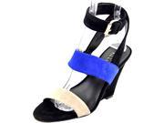 Nicole Miller Wiley Women US 5.5 Blue Wedge Sandal