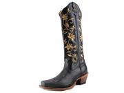 Twisted X Western Boots Womens Steppin Out Tall 8.5 B Black WSOT002