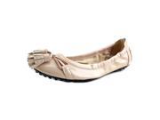 Tod s Ballerina Dee Laccetto Nappine Women US 5.5 Pink Ballet Flats