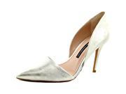 French Connection Elvia Women US 5.5 Silver Heels