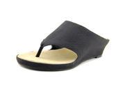 Tahari Mindy Women US 6 Black Wedge Sandal