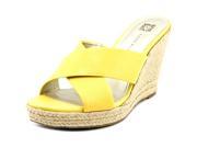 Anne Klein Waleigh Women US 8 Yellow Wedge Heel
