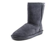 Bearpaw Emma Short Womens Size 5 Gray Suede Snow Boots UK 3 EU 36