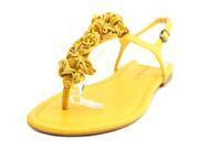 Via Spiga Lola Women US 7.5 Yellow Thong Sandal