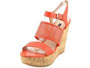 French Connection Devi Women US 9.5 Red Wedge Sandal