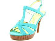 Thalia Sodi Raquell Women US 10 Blue Platform Sandal